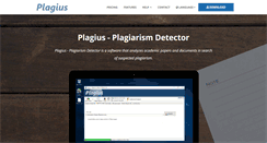 Desktop Screenshot of plagius.com